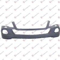 FRONT BUMPER 2008- PRIMED (WITH WASHER HOLES)