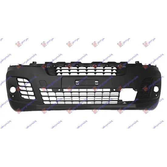 FRONT BUMPER BLACK (WITH FOG LAMP HOLES) (WITH PDC & EMERGENCY BRAKE) (A QUALITY)