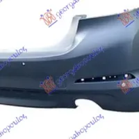 REAR BUMPER PRIMED SEDAN (LUXURY/SPORT LINE) (2 SINGLES CYRCLE EXHAUSTS) (WITH 6 PDC)