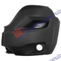FRONT BUMPER END PRIMED (WITH FOG LAMP HOLE)