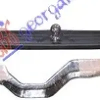 REAR BUMPER CHROME UNIVERSAL (WITH TOWING HITCH)