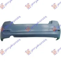 REAR BUMPER PRIMED (1 SINGLE EXHAUST HOLE-WITH CUTTING MARKS FOR PDC) BASE LINE