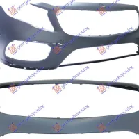 FRONT BUMPER PRIMED (CLA45 AMG) (WITH 2 PDC)