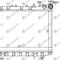 RADIATOR 1,4-1,6 (52,8x32) (28/28)