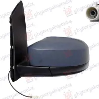 DOOR MIRROR MANUAL PRIMED WITH ANTENNA (CONVEX GLASS)