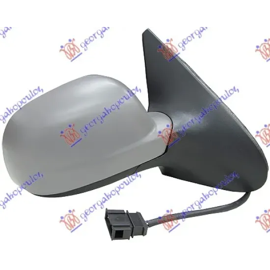 DOOR MIRROR ELECTRICAL HEATED PRIMED (CONVEX GLASS)