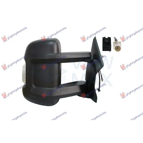 DOOR MIRROR ELECTRICAL HEATED (LONG ARM) (WITH SIDE LAMP & ANTENNA) (A QUALITY) (CONVEX GLASS) DOOR MIRROR ELECTRICAL HEATED (LONG ARM) (WITH SIDE LAMP & ANTENNA) (A QUALITY) (CONVEX GLASS)
