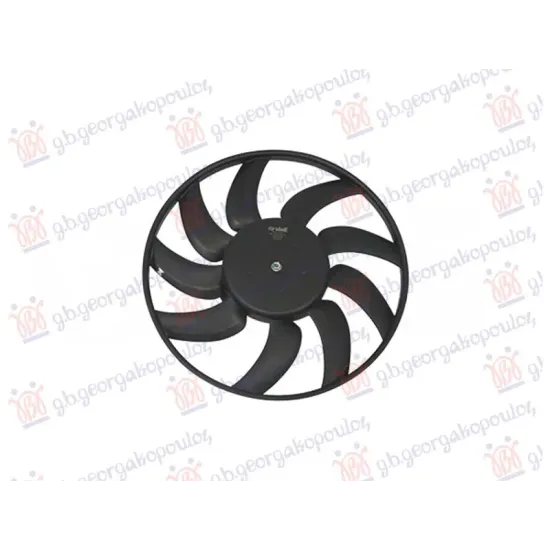 COOLING FAN PETROL-DIESEL (MOTOR+FAN)(LEFT)(380mm)(2pin)