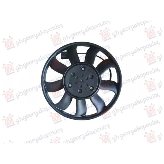 COOLING FAN 3.0 DIESEL - 4.0 PETROL (MOTOR+FAN)(LEFT)(390mm)(600W)