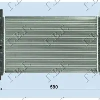 RADIATOR 1,3-1,4 TURBOie -1,7D (52x32)