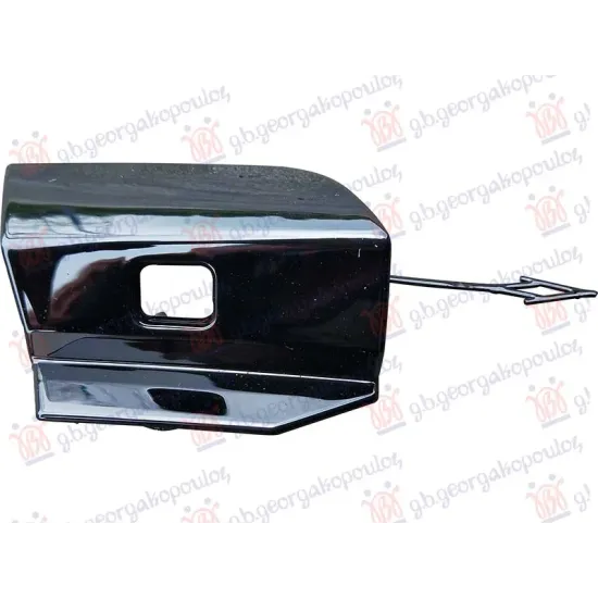 TOW HOOK COVER FRONT PAINTED BLACK (M-SPORT)