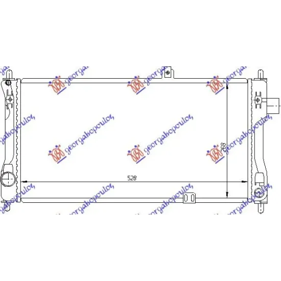 RADIATOR 1,3CC (53x28,5)