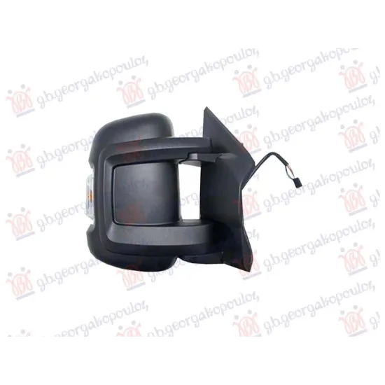 DOOR MIRROR ELECTRIC HEATED (WITH SIDE LAMP : BLISS) (WITH POSITION LIGHT 16W) (CONVEX GLASS) (10 PINS)