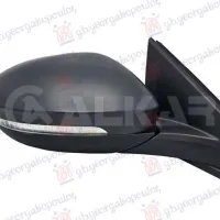 DOOR MIRROR ELECTRICAL HEATED FOLDABLE PRIMED (WITH SIDE LAMP & FOOT LAMP & MEMORY & BLIS) (15pin) (CONVEX GLASS)