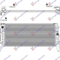 RADIATOR 1.5-2.0 DIESEL MANUAL (680x299) (MAHLE PREMIUM LINE)