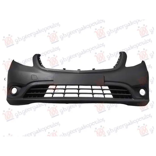 FRONT BUMPER GRAY (WITH FOG LAMP HOLES) (A QUALITY)