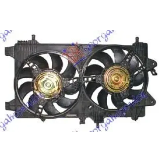 ANSAMBLU VENTILATOR RĂCIRE 1,3-1,9 MULTIJET DUBLU