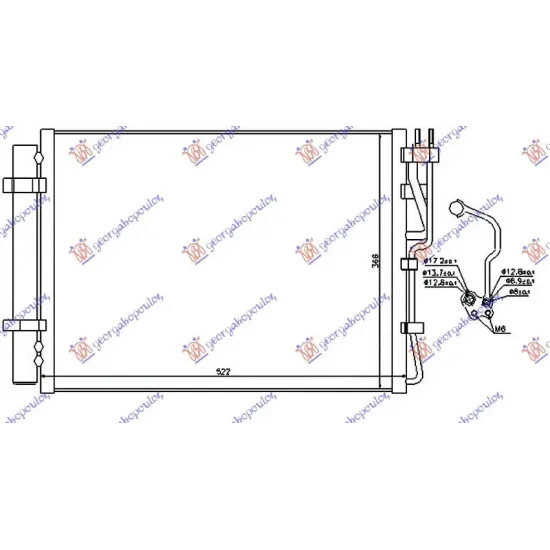 CONDENSOR 1.4-1.6 CRDi (48,5x36,7)