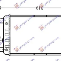 RADIATOR 0.9CC-1.1CC CU SAU FĂRĂ A/C (45x24) (VALOEO CLASSIC)