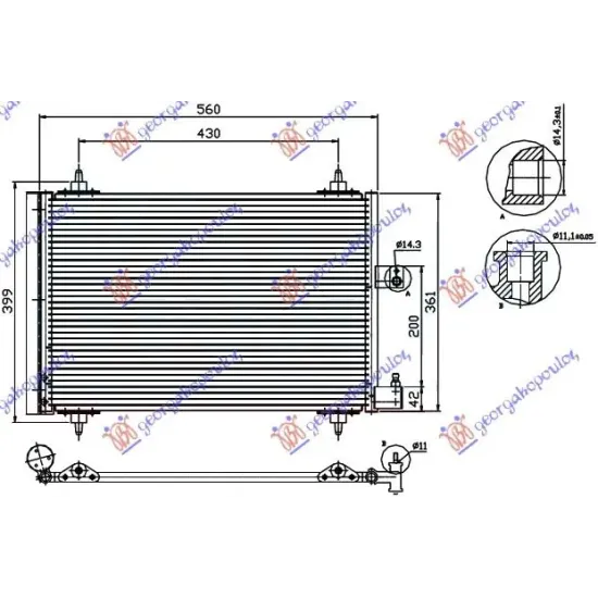 CONDENSOR 99- BENZINĂ /DS (52x36)