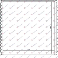 RADIATOR ADDIȚIONAL 3.0 TFSI AUTO (29x29,2x2,5)