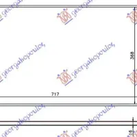 CONDENSOR 1.6 BENZINĂ-2.0 DSL (69,5x35,8)