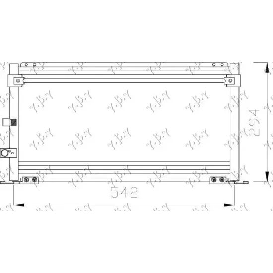 CONDENSOR 2,0-2,4cc DIESEL (52x30)