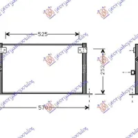 CONDENSOR 2,0-2,4cc DIESEL (52x30)