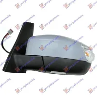 DOOR MIRROR ELECTRIC HEATED FOLDABLE PRIMED .(WITH LAMP : PUD.LAMP) (8PIN) (GRAND) (ASPHERICAL GLASS)