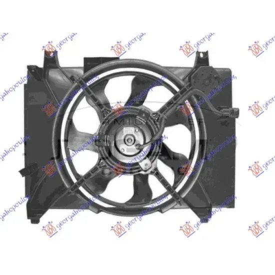 ANSAMBLU VENTILATOR RĂCIRE 1.5 CRDi DIESEL - A/C (2 pini)