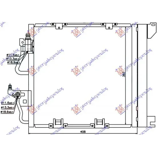 CONDENSOR 1.7-1.9 CDTi (41x38)