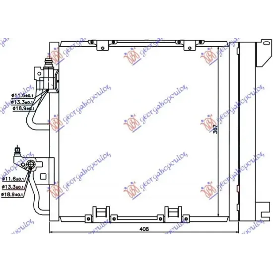 CONDENSOR 1.7-1.9 CDTi (41x38)