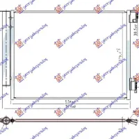 CONDENSER 1,3 PETROL/1,5 DIESEL