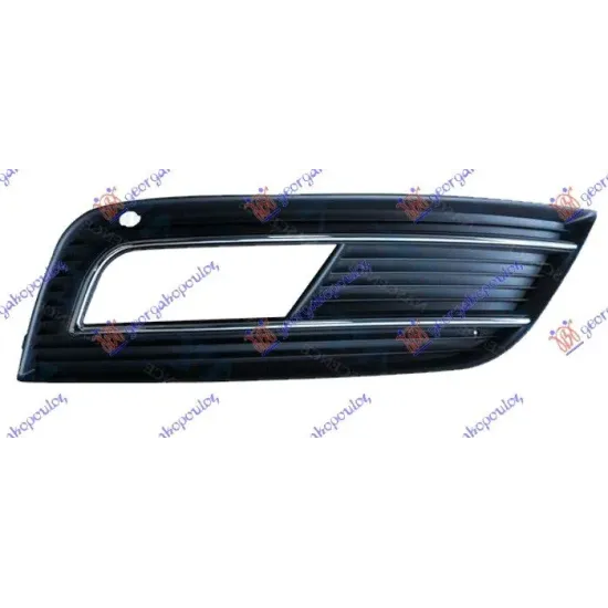 FRONT BUMPER GRILLE SIDE (WITH FRONT LIGHTS HOLE & CHROME MOULDING)