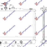 RADIATOR 1.2 BENZINĂ AUTO (375x478x16)