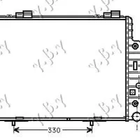 RADIATOR ALL MODELSSM/A+A/C(61.5x42) (MAHLE BEHR PREMIUM LINE)