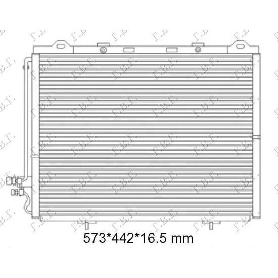 CONDENSOR TOATE MODELELELE BENZ/DIESEL (57x48x2.0)