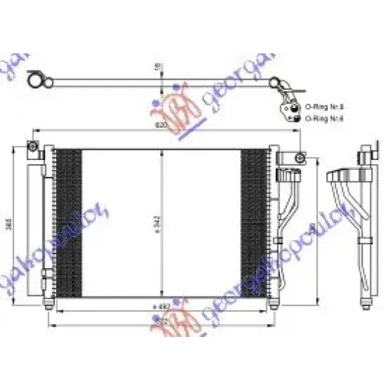 CONDENSOR 1.5 CRDi (50,5x35,16)