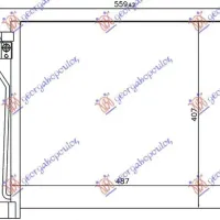 CONDENSOR 1.6 DIC TURBO BENZINĂ (485x400x16)