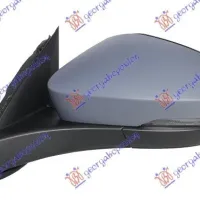 DOOR MIRROR ELECTRIC HEATED FOLDABLE PRIMED (WITH SIDE LAMP : FOOT LAMP) 9 PIN (A QUALITY) (ASPHERICAL GLASS)