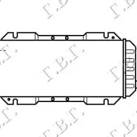 RADIATOR 1,1CC(CVH) (50x25)