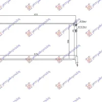 CONDENSOR 1.8 HYBRID A/T (67,5x29x1,6)