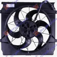 VENTILATOR COMPLET BENZINĂ 2.4/3.7 (2 PINI)