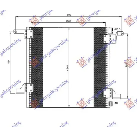 CONDENSOR (51x53.5x16) 00-05