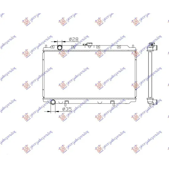 RADIATOR 1.6-1.8i 16V (36x69.8)