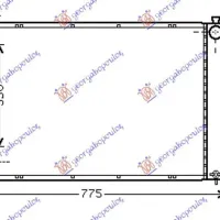 RADIATOR (RX300) 3.0i24V (67x49x22) M/A