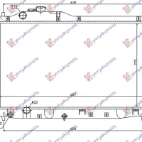 RADIATOR 2,0i 16V VTEC (37,5x65,8x16)