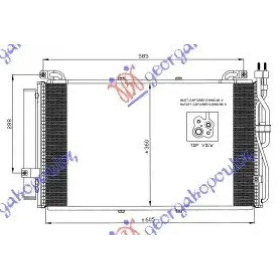 CONDENSOR 1.5 CRDi (61x36)