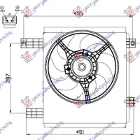 VENTILATOR RĂCIRE BENZ-DIESEL