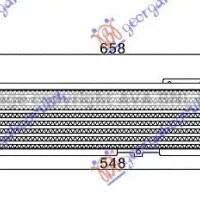 RADIATOR INTERCOOLER 2,5 CRDi -06(450x100x90)